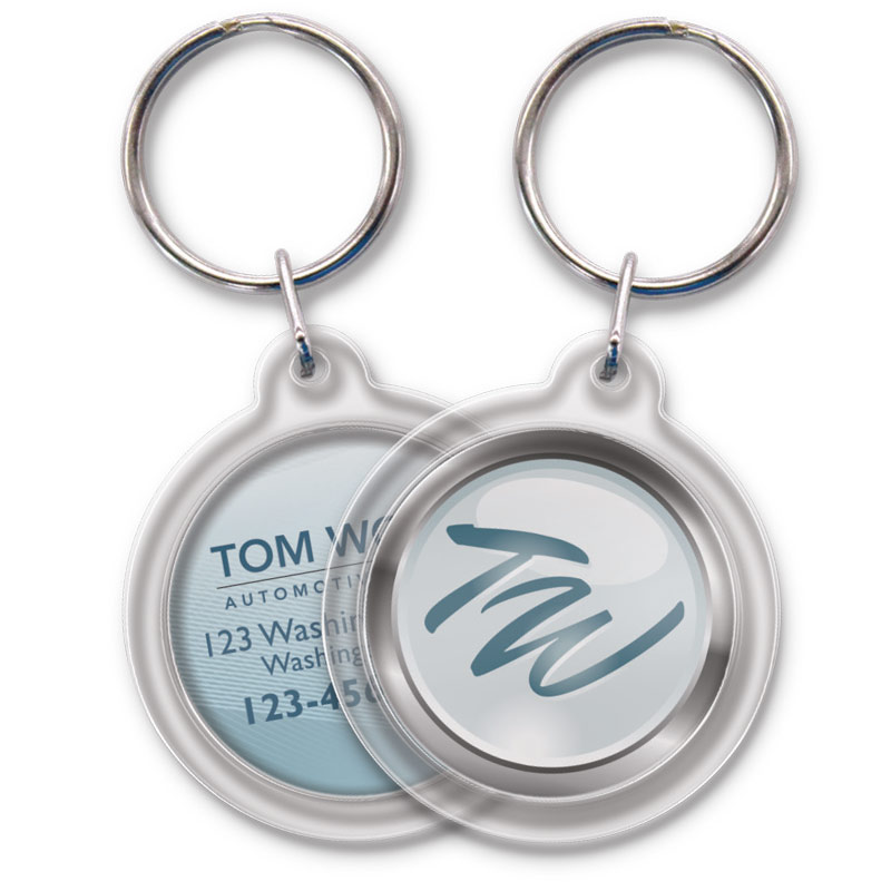 Acrylic Key Fob Circle